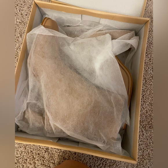 Camel Square Toe Ankle Boots size 7 - Picture 2 of 6